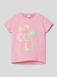 T-Shirt mit Statement-Print von s.Oliver RED LABEL Rosa - 18