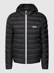 Steppjacke mit Label-Print Modell 'THOR' von BOSS Green Schwarz - 45