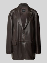 Oversized leren jack van echt lamsleer Model 'PILA' van Weekend Max Mara - 31