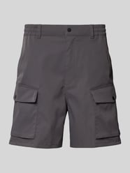 Regular Fit Cargoshorts mit elastischem Bund Modell 'BALTO' von Carhartt Work In Progress Grau - 27