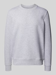 Sweatshirt mit gerippten Abschlüssen von MCNEAL Grau - 14