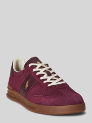 Sneakersy z naturalnej skóry welurowej od Polo Ralph Lauren - 5