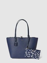 Shopper mit Label-Details von Lauren Ralph Lauren Blau - 40