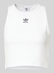 Tanktop in Ripp-Optik von adidas Originals Weiß - 31