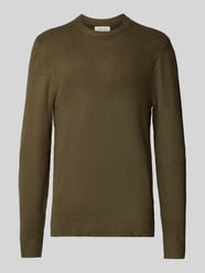 Sweter z dzianiny o kroju regular fit z okrągłym dekoltem model ‘Heine’ od Casual Friday - 9