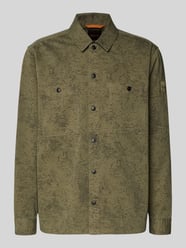 Regular Fit Hemdjacke aus reiner Baumwolle Modell 'LOCKY_2' von BOSS Orange - 10