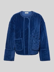 Strickjacke mit Kimonoärmeln Modell 'Ananda' von LOLLYS LAUNDRY Blau - 14