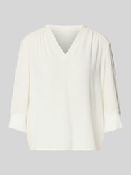 Blouseshirt met V-hals en 3/4-mouwen van Marc Cain - 8