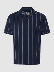 Comfort fit vrijetijdsoverhemd van seersucker, model 'Positano' van Jack & Jones Blauw / turquoise - 42