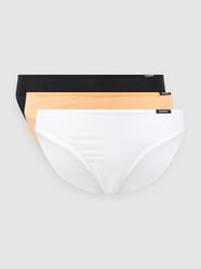 Slip met stretch in set van 3 stuks  van Skiny Rood - 36