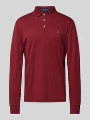 Poloshirt mit Label-Stitching von Polo Ralph Lauren Bordeaux - 30