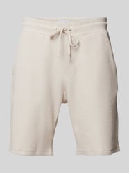 Straight Leg Shorts mit Strukturmuster von MCNEAL Grau - 29