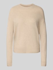 Wollpullover mit Rundhalsausschnitt von Christian Berg Woman Beige - 28