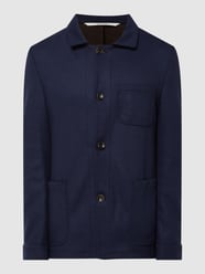 Sharp Fit Sakko aus Wollmischung Modell 'Fritz' von Carl Gross Blau - 38