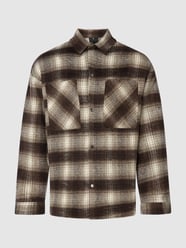 Kurtka koszulowa ze wzorem w kratę model ‘Bane’ od Jack & Jones Brązowy - 16