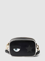 Umhängetasche mit Motiv-Applikation Modell 'EYE STAR LOGO SKETCH' von Chiara Ferragni Schwarz - 30