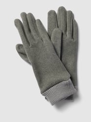 Handschuhe mit gerippten Abschlüssen von EEM Grau - 18