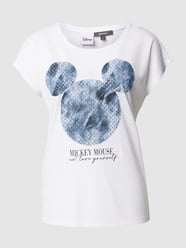 T-shirt met motiefprint van Montego - 30