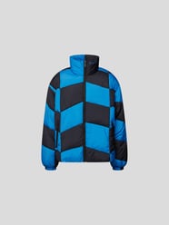 Oversized Steppjacke mit Karomuster von Preach Blau - 21
