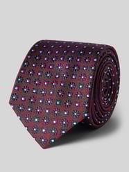 Krawatte mit Label-Detail von OLYMP Bordeaux - 44