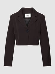 Cropped Blazer mit Reverskragen Modell 'MAIA' von Only Schwarz - 5