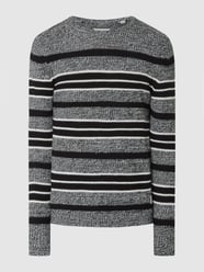Pullover mit Streifenmuster Modell 'Oono' von Jack & Jones Grau - 10
