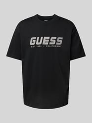 T-Shirt mit Label-Print Modell 'SURON' von Guess Activewear - 6