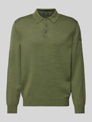 Gebreide pullover met polokraag van MAERZ Muenchen Groen - 6