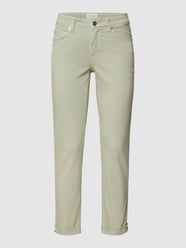 Skinny Fit Jeans mit Stretch-Anteil Modell 'Piper' von Cambio Grün - 11