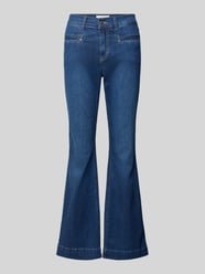 Flared Jeans mit Leistentaschen Modell 'Leni' von Angels Blau - 42