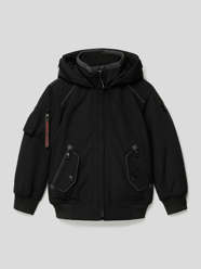 Funktionsjacke mit Label-Details Modell 'Cicero' von Wellensteyn Grau / Schwarz - 32