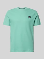 T-Shirt mit Label-Patch und Rundhalsausschnitt von LERROS - 23