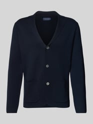 Gebreid jack van wolmix met reverskraag van Christian Berg Men - 21