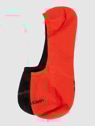 Mid cut sneakersokken met labelstitching in een set van 2 paar van CK Calvin Klein Rood - 27