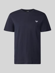 T-Shirt mit Logo-Patch und Rundhalsausschnitt von Emporio Armani - 4