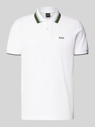 Koszulka polo o kroju regular fit z nadrukiem z logo model ‘Paddy’ od BOSS Green - 35