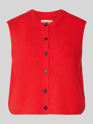 Regular fit mouwloos vest van wolmix van Marc O'Polo - 41