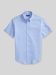 Koszula z lnu o kroju regular fit z kołnierzykiem typu button down od Polo Ralph Lauren - 46