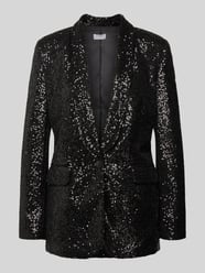 Blazer mit Paillettenbesatz von Jake*s Cocktail Schwarz - 24