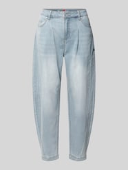 barrel fit jeans in used-look model 'Ballon' van Buena Vista - 2