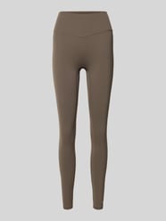 Leggings mit elastischem Bund und Logo von P.E Nation Beige - 25
