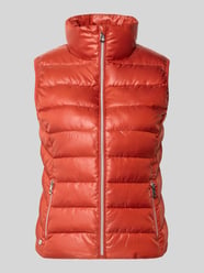 Regular Fit Weste in Stepp-Optik Modell 'EAST' von NAUTGÅRD Orange - 26