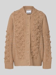 Loose Fit Strickjacke aus Woll-Mix mit Strasssteinbesatz Modell 'ILTIMATE' von Essentiel Antwerp - 47