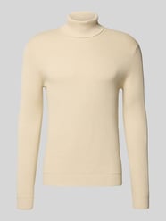 Regular Fit Rollkragenpullover aus reiner Baumwolle Modell 'DANE' von Selected - 34