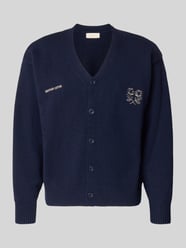 Cardigan mit Logo-Stitchings und Knopfleiste von ANOTHER COTTON LAB - 35
