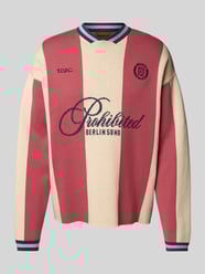 Strickpullover mit Label-Print von PROHIBITED - 8