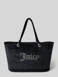 Shopper mit Strasssteinbesatz Modell 'KIMBERLY' von Juicy Couture Schwarz - 15