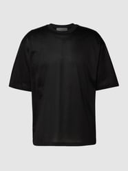 T-Shirt mit Rundhalsausschnitt von Stylebop Schwarz - 20