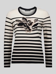 Langarmshirt mit appliziertem Frontmotiv von Betty Barclay Beige - 5