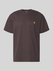 Regular Fit T-Shirt mit Logo-Stitching Modell 'Chase' von Carhartt Work In Progress - 45